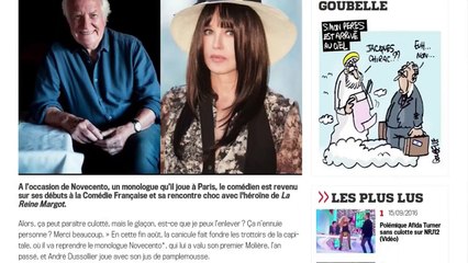 La folle "romance" d'André Dussollier et Isabelle Adjani