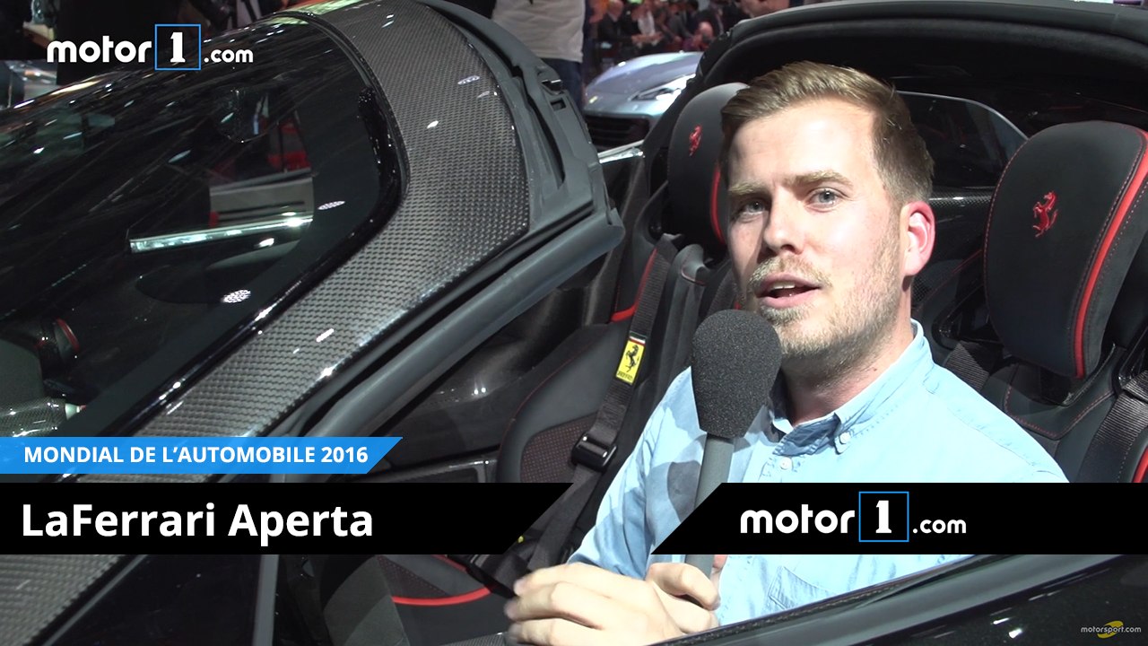 Mondial 2016 - A l'intérieur de LaFerrari Aperta !
