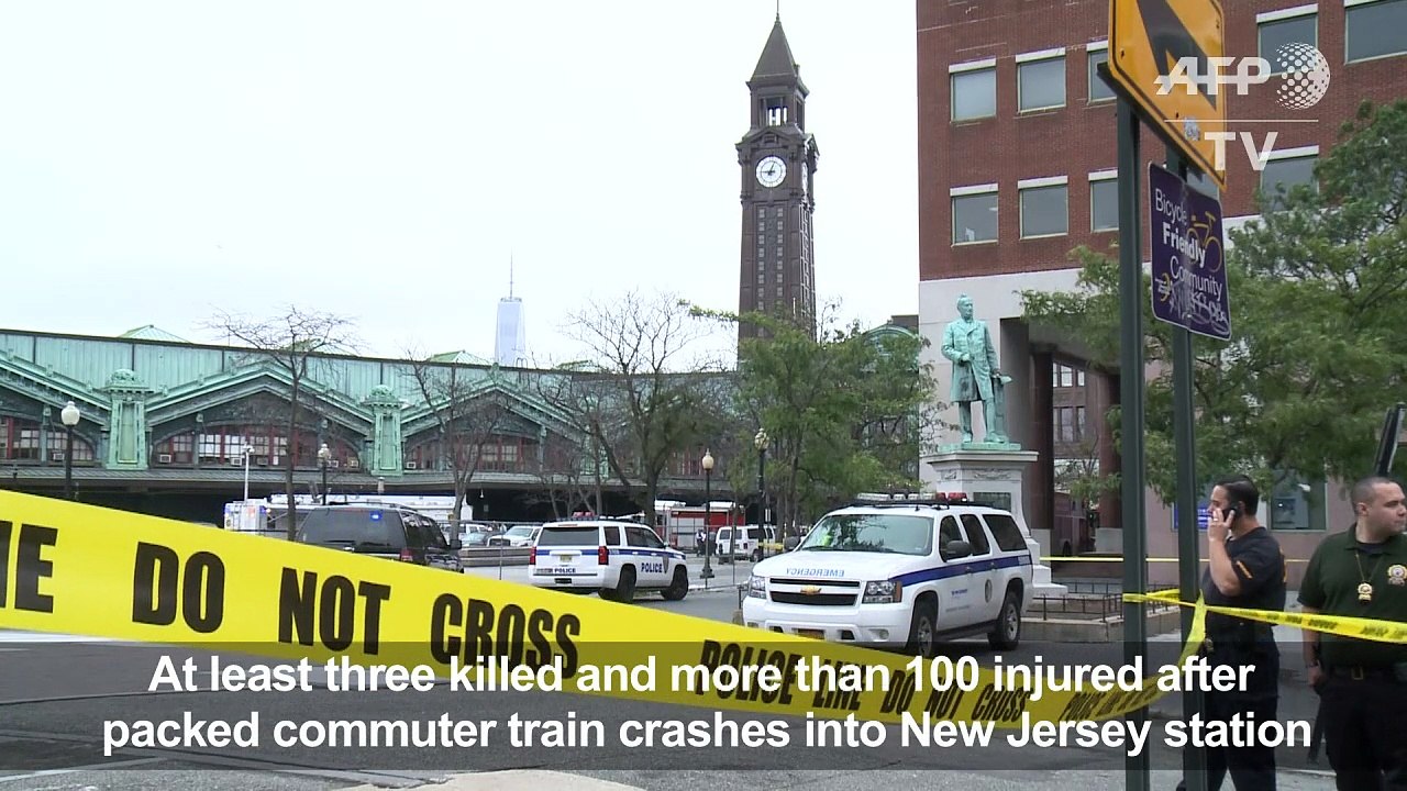 At least three killed and over 100 injured in NJ train crash
