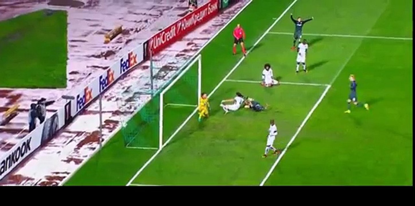 Goal Smolov FC Krasnodar 1-0 Nice 29.09.16