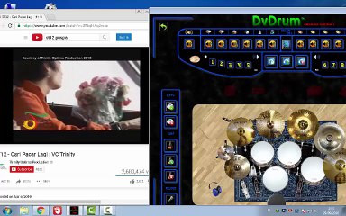 cover drum st 12 cari pacar lagi