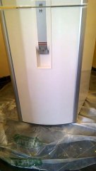 Restauração em geladeira brastemp clear.