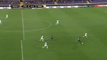 red card Elvin Yunuszade Fiorentina vs Qarabag