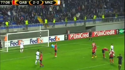 Levin Oztunali third Goal - Mainz 3 - 2 Qabala & UEFA Europa League 29-9-2016