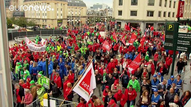 Бельгийцы протестуют против трудовой реформы и коррупции