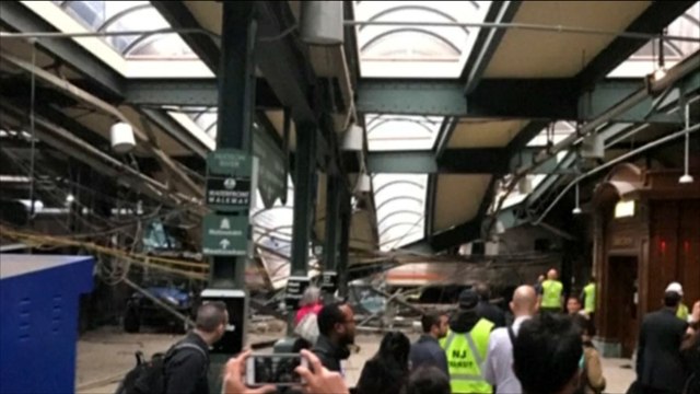 مقتل وجرح العشرات في حادث قطار بنيوجيرسي