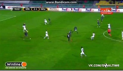 Wylan Cyprien Goal - Krasnodar Vs Nice 3-2 (Europa League) 2016