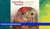 Big Deals  Counseling Theories: Essential Concepts and Applications  Free Full Read Best Seller