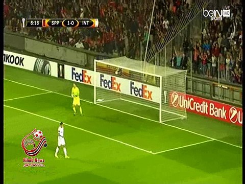 اهداف مباراة ( سبارتا براغ 3-1 انتر ميلان ) الدوري الاوروبي