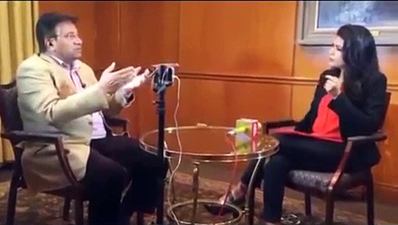 Pervez Musharraf Mouth Breaking Reply to An Indian Anchor