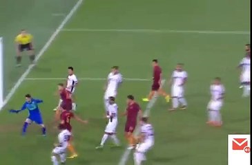 Goal Strootman .Roma 1-0 Aster