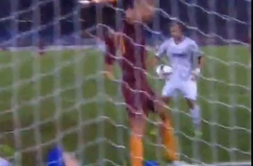 Goal Federico Fazio. Roma 2-0 Aster -
