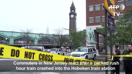 At least one dead, 100 hurt in New Jersey train crash