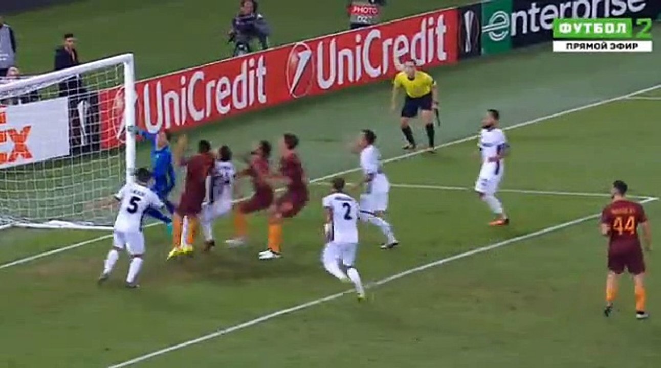 Federico Fazio Goal 2-0 Roma vs Astra  29.09.2016