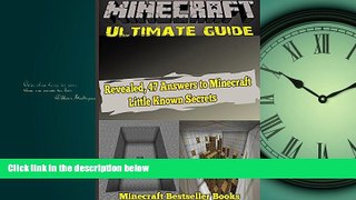FREE PDF  Minecraft Ultimate Guide: Minecraft Essential,Combat   Construction Handbook: Revealed,