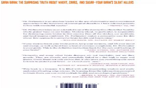 Reviews Grain Brain: The Surprising Truth about Wheat, Carbs,  and Sugar--Your Brain's Silent Killers [PDF Free]