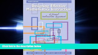 complete  Designing Effective Mathematics Instruction: A Direct Instruction Approach (4th Edition)