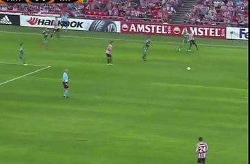 Goal BENAT. Athletic 1-0 Rapid