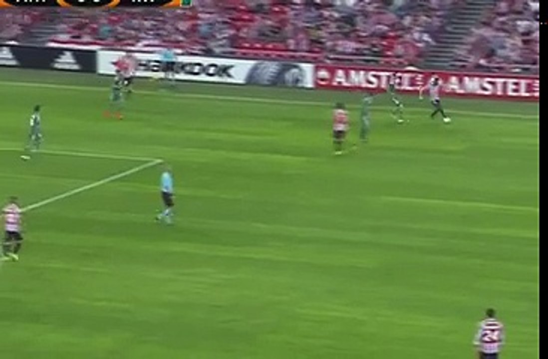 Goal BENAT. Athletic 1-0 Rapid