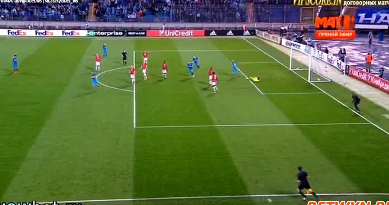 Oleg Shatov  Goal - Zenit Petersburg	 5-0	AZ Alkmaar 29.09.2016