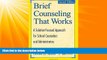 Big Deals  Brief Counseling That Works: A Solution-Focused Approach for School Counselors and