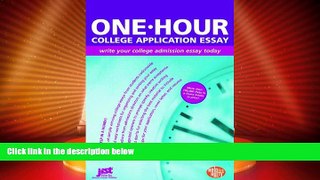 Big Deals  One-Hour College Application Essay: Write Your College Admission Essay Today  Free Full