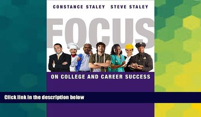 Big Deals  Bundle: FOCUS on College and Career Success + College Success CourseMate with eBook,