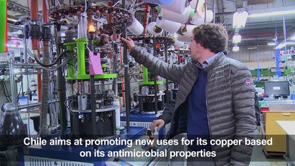 From socks to cosmetics, Chile promotes new uses for its copper