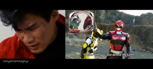 Akibaranger Clip Reference "Geki Convinces Burai To Join The Team"