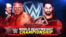 WWE Battleground Seth Rollins Vs Brock Lesnar Full Match en Español