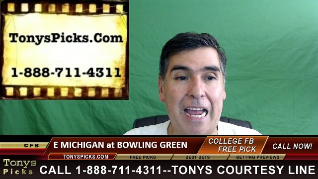 Bowling Green Falcons vs. Eastern Michigan Eagles Free Pick Prediction NCAA College Football Odds Preview 10/1/2016