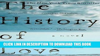 New Book The History of Love