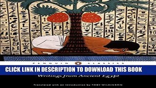New Book Writings from Ancient Egypt (Penguin Classics)
