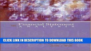New Book Financial Statement Analysis