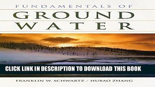 New Book Fundamentals of Ground Water