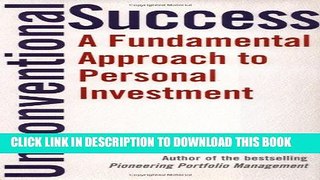 Collection Book Unconventional Success: A Fundamental Approach to Personal Investment