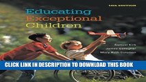 New Book Educating Exceptional Children