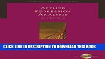 Collection Book Applied Regression Analysis: A Second Course in Business and Economic Statistics