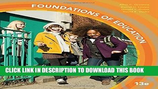 New Book Foundations of Education