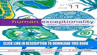 Collection Book Human Exceptionality: School, Community, and Family