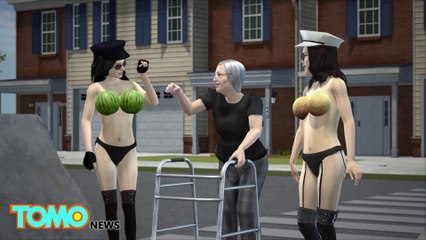 웃통을 훌러덩 벗어던진 언니들 덕분에, 러시아 교통사고 급격히 줄어