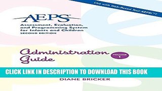 New Book Administration Guide (AEPS: Assessment, Evalutaion, and Programming System, Vol. 1)
