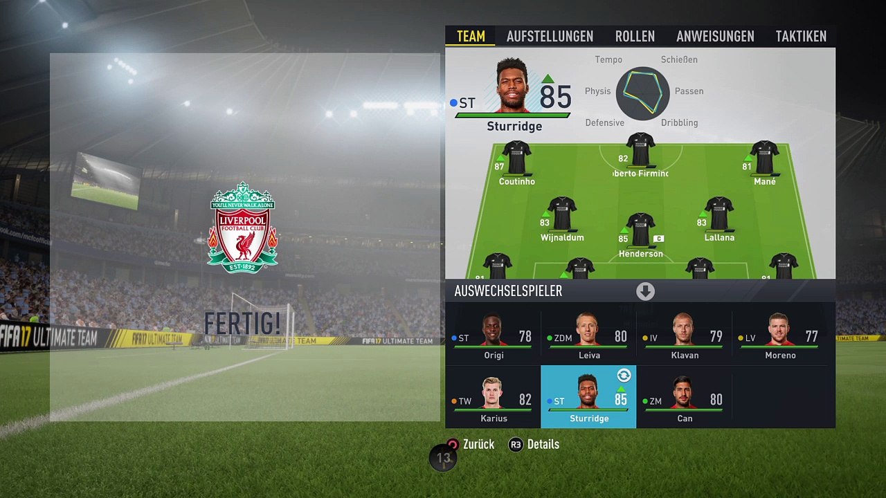 FIFA 17 spiel drei