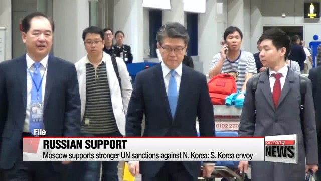 Russia supports stronger UN sanctions against N. Korea: S. Korea envoy