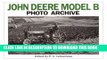 [PDF] John Deere Model B Photo Archive: Photographs from the Deere and Company Archives (Photo