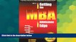 Big Deals  ABC of Getting the MBA Admissions Edge  Best Seller Books Most Wanted