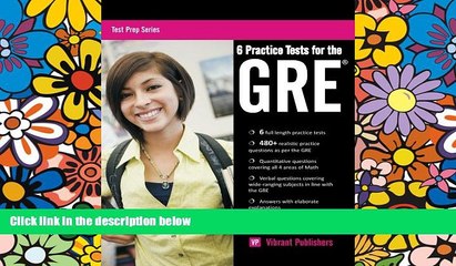Big Deals  6 Practice Tests for the GRE (Test Prep Series) (Volume 1)  Free Full Read Best Seller