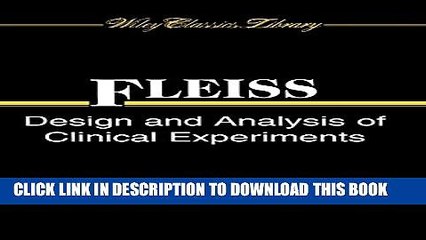 Collection Book Design and Analysis of Clinical Experiments