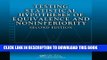 New Book Testing Statistical Hypotheses of Equivalence and Noninferiority, Second Edition