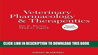 New Book Veterinary Pharmacology and Therapeutics